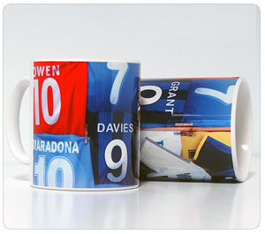 Avaya Personalised Football Mugs - Shirts
