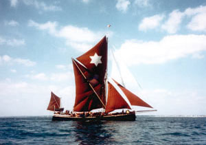 Getting Personal Sailing on a Thames Barge for Two