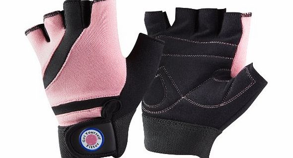GetYourselfFitter Womens Cross Training Weight Lifting Gloves - Pink, Medium