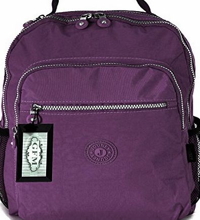 GFM Fashion GFM Multi pocketed Small Light weight Fabric Backpack (Style 4 - 12064-GHJMN-64) Rucksack for Every day use, School, College, Beach,travel, leisure, Gym Bag etc (Style 4 - 12064-GHJMN-64)