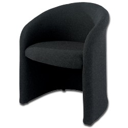 Fabric Tub Chair Grey