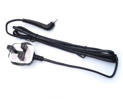 Black UK Plug and Cable Assembly