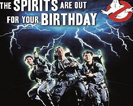Ghostbusters ``The Spirits Are Out For Your Birthday`` General Birthday Greeting Card