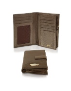 Bucaneve - Bronze Metallic Leather ID Wallet
