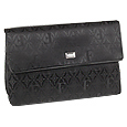 Gianfranco Ferre Canvas and Leather Evening Clutch