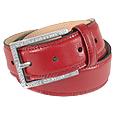 Signature Red Calf Leather Belt