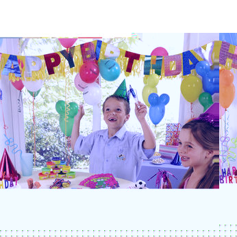 Giant Foil Fringe Birthday Banner
