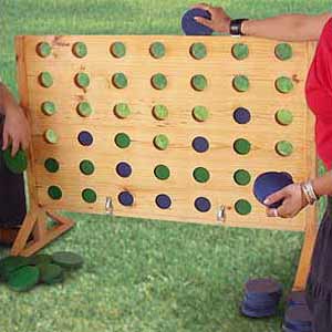 Giant Four In A Row - Wooden Garden Connect 4