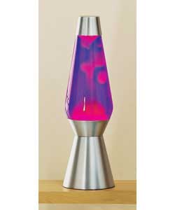Red and Purple Lava Lamp