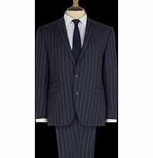 Gibson Blue Pink Striped Slim Fit Two Piece Suit