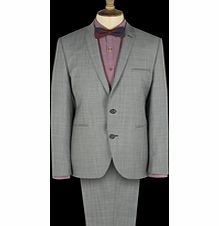 Gibson Grey Mini Check Two Piece Suit 36L Grey