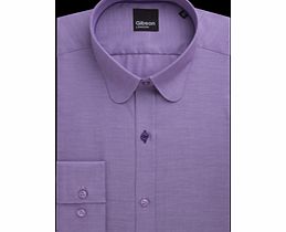 Gibson Lilac Shirt With Penny Round Collar 16