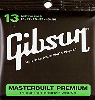 Gibson Masterbuilt Premium Phosphor Bronze 013-056