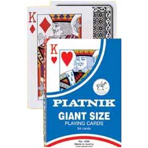 Gibson s Piatnik Jumbo Playing Playing Cards 7 X 4 5