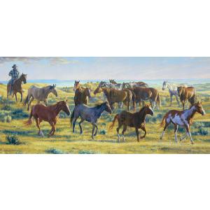 Gibson s The Round Up 636 Piece Jigsaw Puzzle