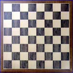 Gibson s Wood Veneer Chess Board 45mm Squares
