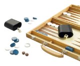 Gibsons 15` Wooden Backgammon Set