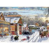 Gibsons Puzzle - "Village Crossing" 1000 piece jigsaw puzzle