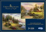Gibsons Games Gibsons Puzzle - Pine Cove Cottage and Sunset at Riverbend Farm (2x1000 pieces)