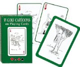Gibsons Games Piatnik Playing Cards - Golf cartoons single deck