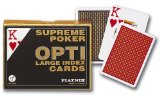 Gibsons Games Piatnik Playing Cards - Opti - Bridge size double deck