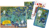 Gibsons Games Piatnik Playing Cards - Van Gogh - Iris, double deck