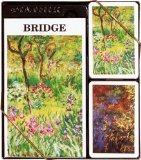 Gibsons Games Piatnik Playing Cards, Monet - Giverny Bridge Set