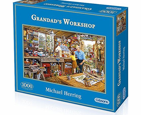 Gibsons Grandads Workshop Jigsaw Puzzle (1000 Pieces)