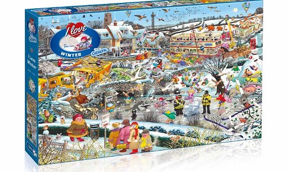 I Love Winter Jigsaw Puzzle 1000 Pieces