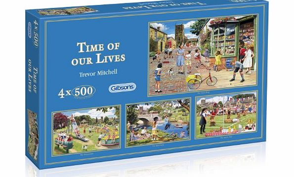 Time of our Lives 4 x 500 Piece Jigsaw Puzzle