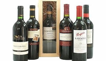 GIFTS2THEDOOR Red Wine Gift Box