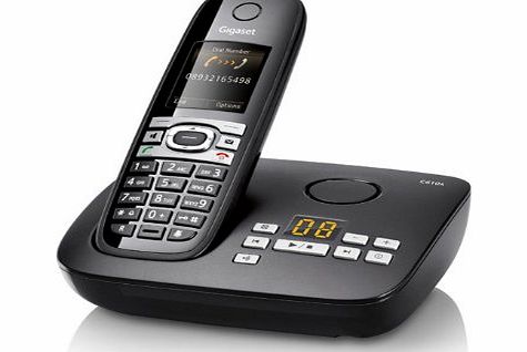 C610A - Cordless phone w/ answering system amp; caller ID - DECT\GAP - piano black