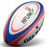 England Rugby Mini Ball - White/Red.