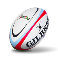 Harlequins Rugby Ball - Size 5.