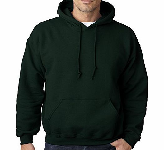 GILDAN  Heavy Blend Adult Unisex Hooded Sweatshirt / Hoodie (L) (Black)