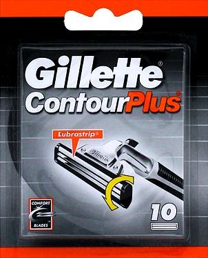 Gillette, 2041[^]10017589 Contour Plus Replacement Razor Blades