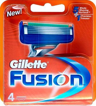Gillette, 2041[^]10055096 Fusion Razor Blades 4 Pack 10055096