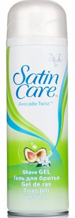 Gillette Satin Care Avocado Twist Shave Gel