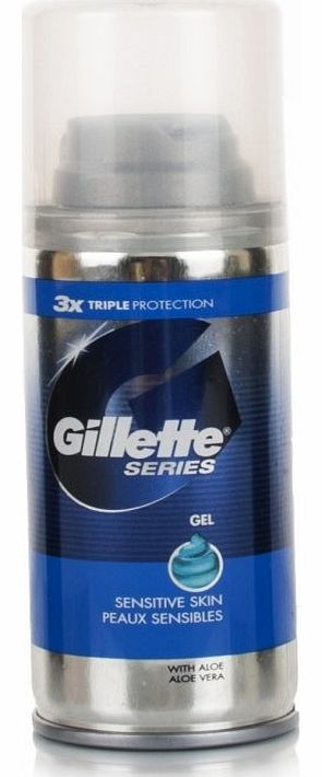 Gillette Series Shave Gel Sensitive Skin Travel