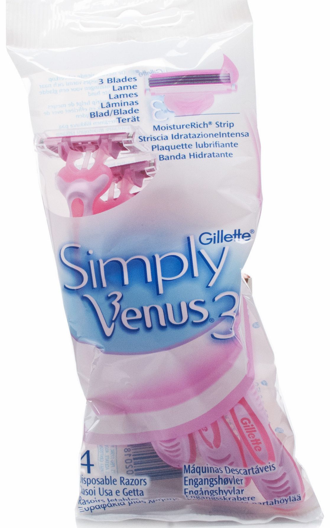 Venus Simply 3 Disposable Razors