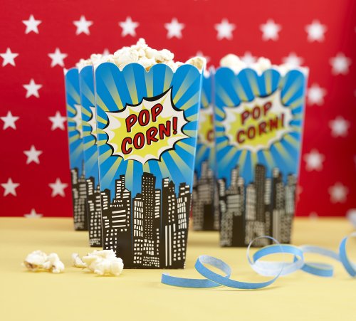 Popcorn Boxes - Pop Art Superhero Party