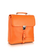 Wall Street - Grained Leather Laptop Vertical Briefcase