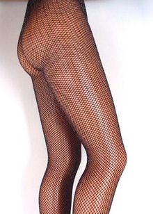 Fashion lurex fishnet tights