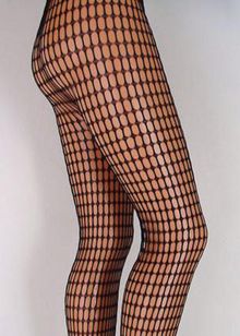 Fashion square net tights