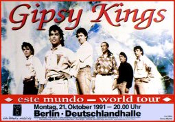 KINGS Este Mundo World tour - 21st October 1991 Music Poster