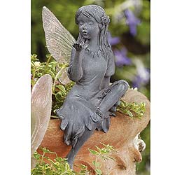 Girl Fairy Pot Sitter