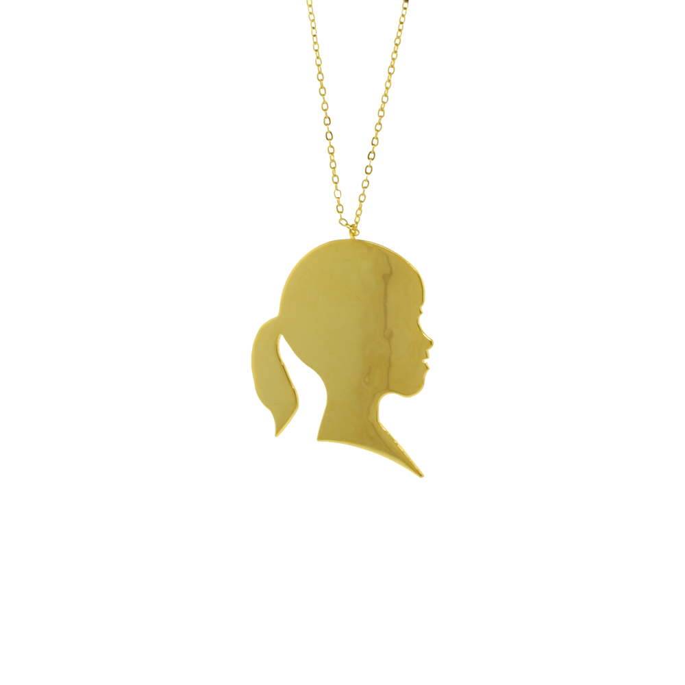 Girl Necklace - Gold