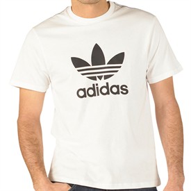 adidas Originals Mens Trefoil T-Shirt White/Black