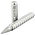 Giuliano Mazzuoli Brushed Chrome End Mill Roller Pen