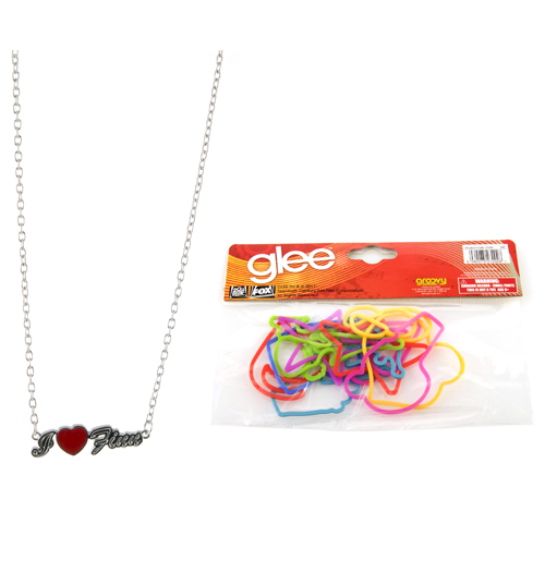 I Heart Finn Necklace and Rubber Bracelet Set